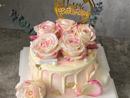 Flowers drip Cake 鲜花蛋糕 Discount