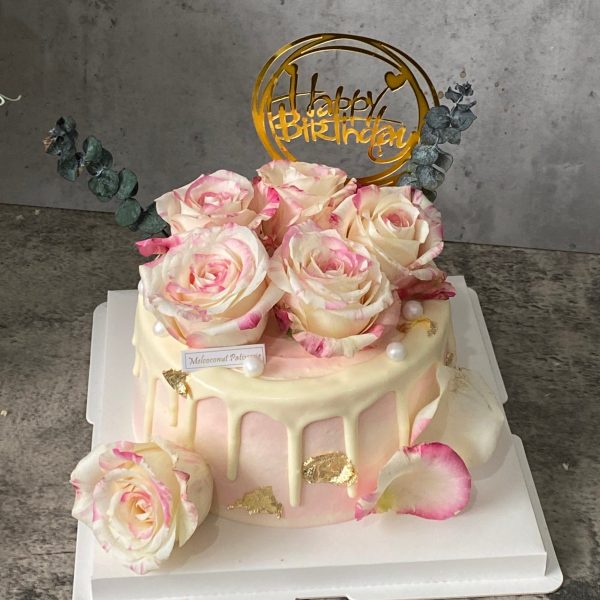 Flowers drip Cake 鲜花蛋糕 Discount