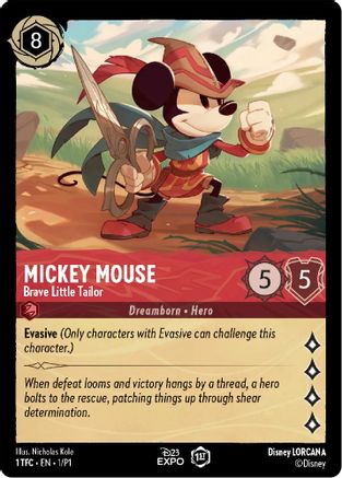 Mickey Mouse - Brave Little Tailor (1) - D23 Promos  [Promo] Online Sale