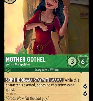 Mother Gothel - Selfish Manipulator (90 204) - The First Chapter  [Super Rare] Fashion