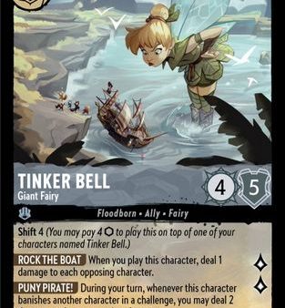 Tinker Bell - Giant Fairy (193 204) - The First Chapter Cold Foil [Super Rare] Online now