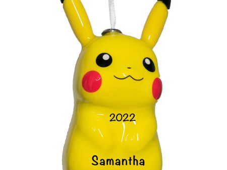 Pokemon Pikachu Decoupage Christmas Ornament Cheap