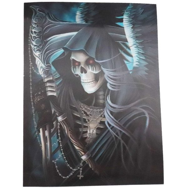 Grim Reaper Death Skeleton - 3D Lenticular Poster - 12x16 -  NEW on Sale