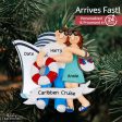 Cruise Ship Love Couple Christmas Ornament Discount