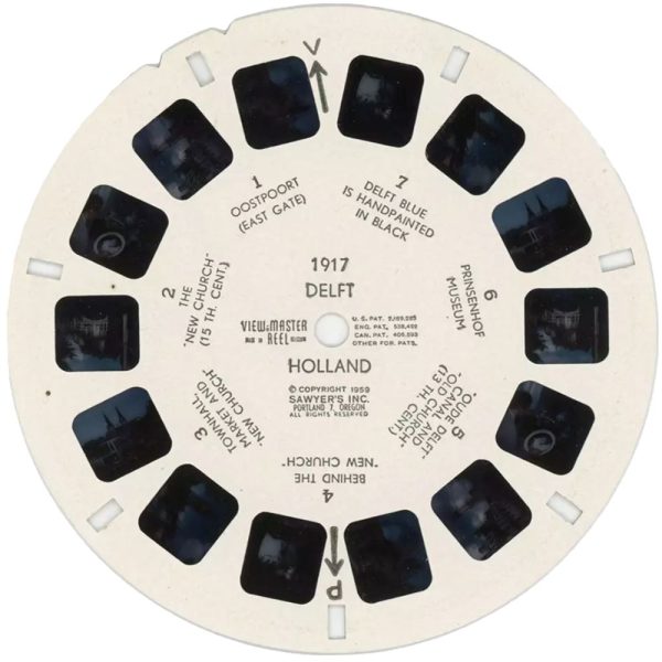 Delft, Holland - View-Master Single Reel - #1917 - vintage Cheap