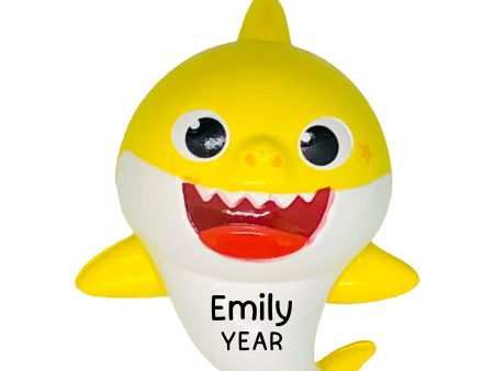 Baby Shark Yellow Christmas Ornament Discount