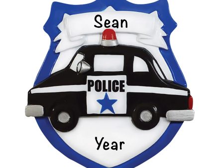 Police Emblem Personalized Ornament For Discount