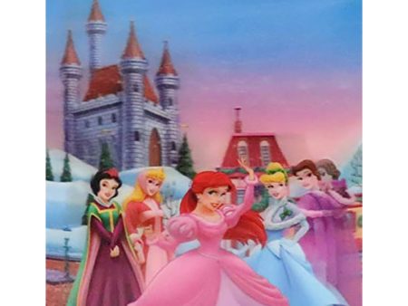 Disney Princess Castle - 3D Lenticular Poster - 12x16 -  NEW Online now