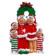 Ethnic Family of 5 Christmas Ornament Online Sale