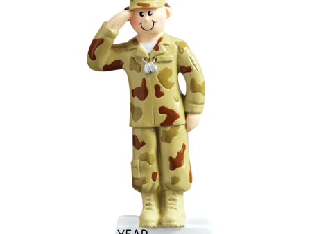 Army Guy Christmas Ornament Online Hot Sale