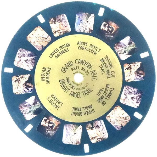 Grand Canyon - Bright Angel Trail - View-Master Gold Center Reel - vintage - #30 Online