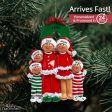 Ethnic Family of 5 Christmas Ornament Online Sale