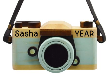 Camera Personalized Ornament - Retro Style Discount