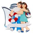 Cruise Ship Love Couple Christmas Ornament Discount