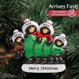 Black Bear Family of 4 Christmas Ornament For Cheap