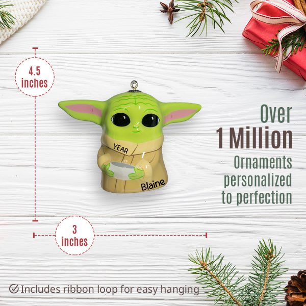 Star Wars Baby Yoda The Child 3D Christmas Ornament on Sale