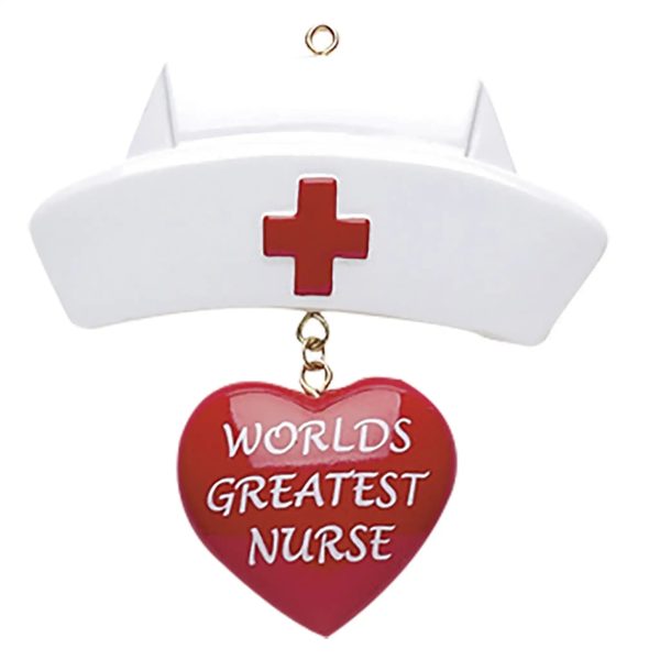 World s Greatest Nurse Personalized Ornament Online Sale