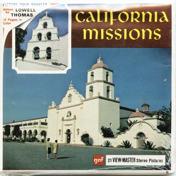 California Missions - View-Master 3 Reel Packet - vintage - A183-G1B Online Hot Sale