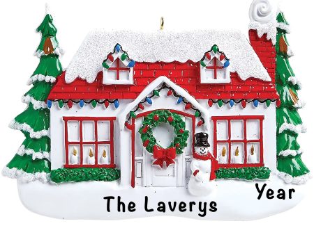 Winter House Personalized Ornament Supply