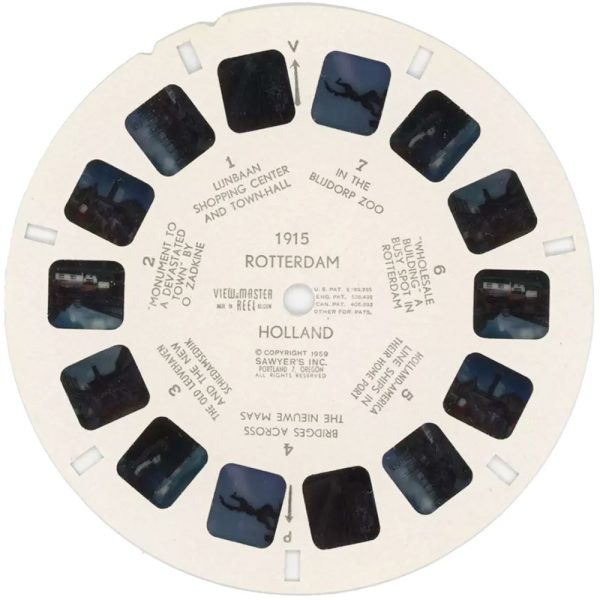 Rotterdam, Holland - View-Master Single Reel - #1915 - vintage Fashion