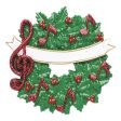 Music Wreath Personalized Ornament For Sale