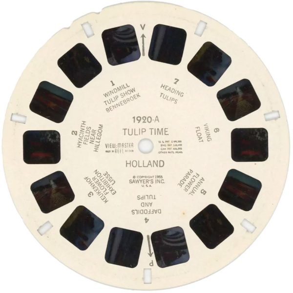 Tulip Time, Holland - View-Master Single Reel - #1920A - vintage Online now