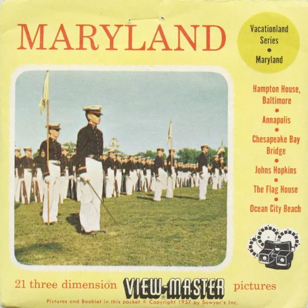 Maryland - View-Master 3 Reel Packet - vintage - S3 Supply