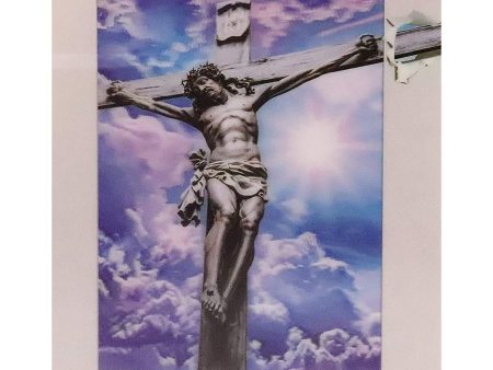 Jesus in the Cross - 3D Lenticular Poster - 12x16 -  NEW Fashion