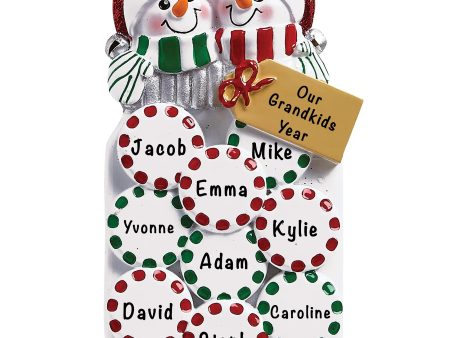 Mason Jar Snow Couple Christmas Ornament Supply