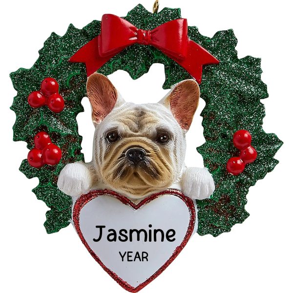 French Bulldog Christmas Ornament For Tree Decoration For Cheap