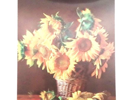 Sunflowers in Basket - 3D Lenticular Poster - 12x16 -  NEW Online now