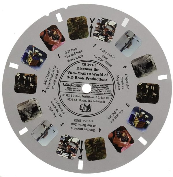 3D Book Publications View-Master Preview Reel -  Images- NEW Online