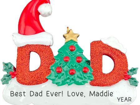 DAD Christmas Ornament on Sale