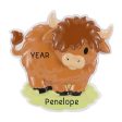 Highland Cow Christmas Ornament Online now