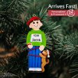 Boy With Dog Christmas Ornament Hot on Sale