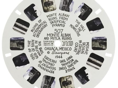 Monte Alban and Mitla Ruins - View-Master Hand-Lettered Reel - 1944 - vintage - (HL-507n) Hot on Sale