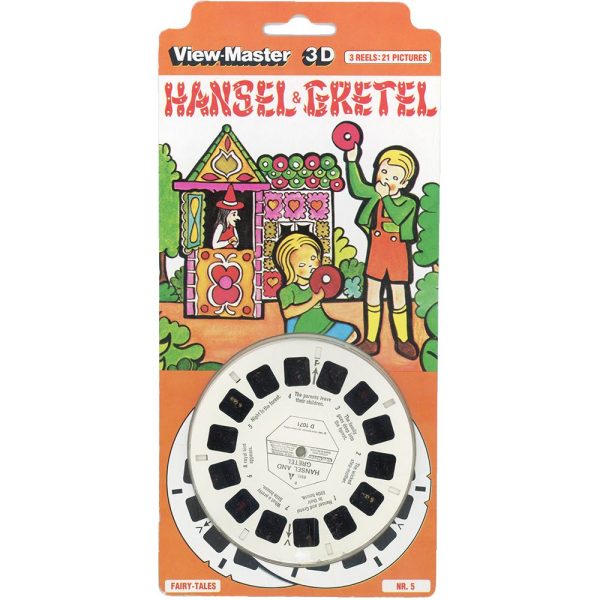 Hansel and Gretel - View-Master 3 Reel set on Card - D107E - NEW For Sale