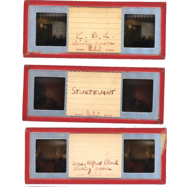 Stereo Slides (Three Slides) - 3 Exquisite Rooms in wealthy home - 1950s Online