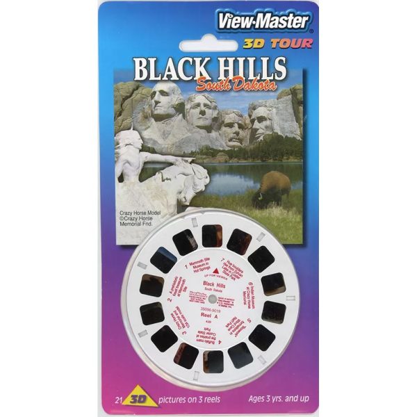 Black Hills - South Dakota - View-Master 3 Reel Set on Card - Unopened - 5096 For Sale