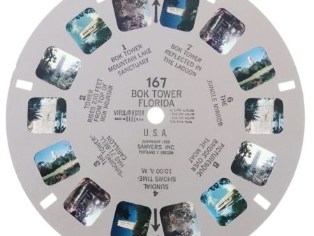 Bok Tower - Florida - View-Master Single Reel - 1955 - vintage - 167 For Cheap