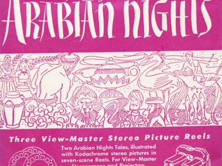 Arabian Nights - View-Master 3 Reel Packet - vintage - FT-50A,50B,51-S1 Fashion