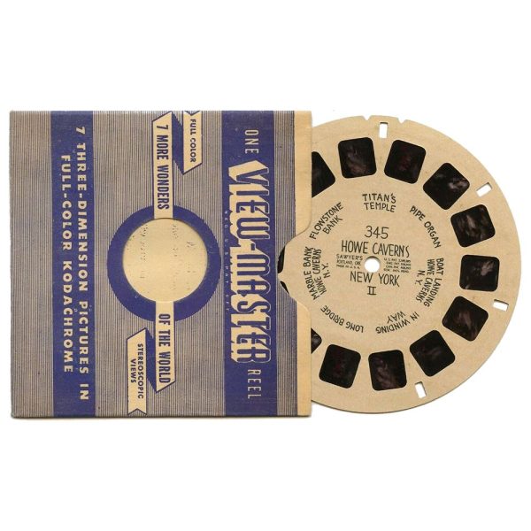 Howe Caverns - View-Master Hand-Lettered Reel - 1944 - vintage - (HL-345n) Fashion