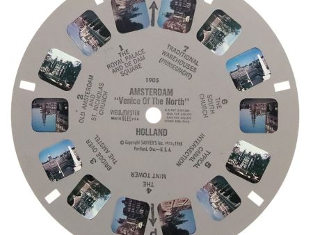 Amsterdam - Venice of the North - Holland - View-Master Printed Reel - vintage - (REL-1905y) Sale