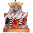 Moose Family of 5 Personalized Ornament Discount