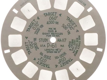 AA-117 - Military Range Estimation Study Reel - Northrop P-61 - naval aviation reel - vintage Supply