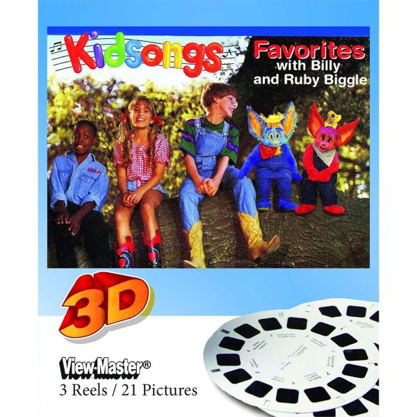 Kidsongs - Favorites with Billy and Ruby Biggle - View-Master 3 Reel Set - NEW Discount