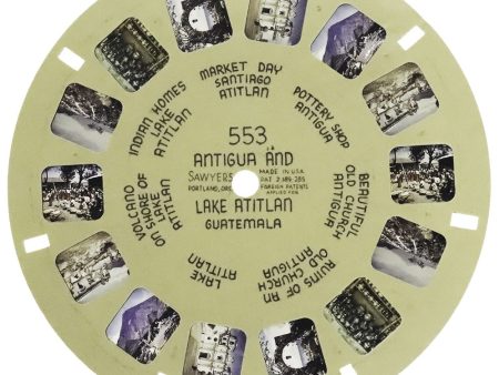 Antigua and Lake Atitlan, Guatemala - View-Master Buff Reel - vintage - (BUF-553n) Supply