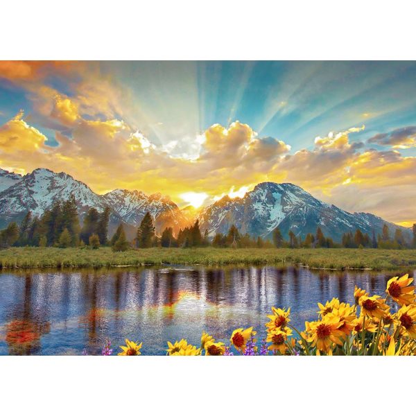 Teton Range, Wyoming - 3D Lenticular Postcard Greeting Card - NEW For Cheap