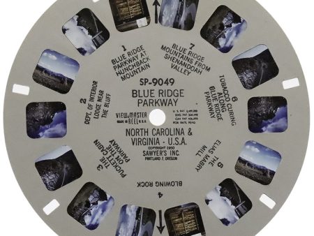 Blue Ridge Parkway North Carolina & Virginia USA - View-Master SP Reel - vintage - (SP-9049) For Cheap