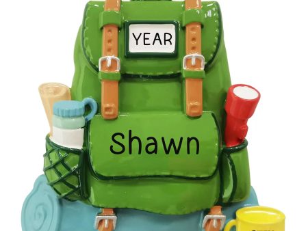 Hiking Backpack Personalized Ornament For Sale